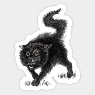 Dark Wolf Sticker